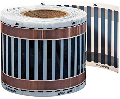 Elektro Folienheizmatte 90W/m² 0,2x3,5m super dünne Heizsysteme kostengünstig