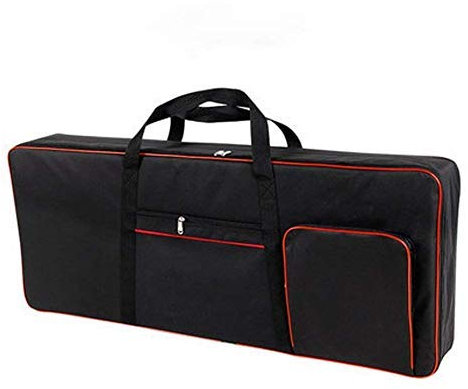 Keyboard-Tasche für 61 Noten, E-Piano, 600D Oxford-Gewebe mit 10 mm Innen Pad, Keyboard-Tasche Gigbag