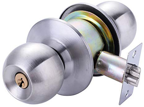 Set di serratura per porta esterna in acciaio inox Konbs chiave per ingresso armadio-rame serratura nucleo - dimensione chiavistello 70mm