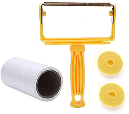 YITON Pet Hair Remover Brushes Portable Sticky Hair Suit Pet Hair Brush Clothes Hair Ball Artifact Pet Clothes Hair Remover Stripper Pet Supplies 1Set