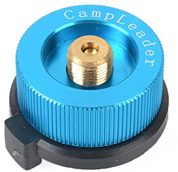 HUIOP 1PCS Camping Stove Adapter Propane Adapter Lindal Valve Butane Canister Adapter Cylinder Gas Cartidge Converter