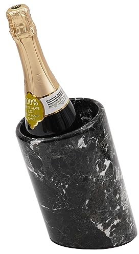 Radicaln Marble Wine Cooler Black 5x8.5 Inch Handmade Home & Kitchen Gadgets Bottle Cooler - Drink Organizer Wine & Bar Accessories for Home Bar Set - Home Décor Kitchen Utensil Holder