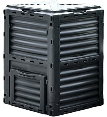 Schnellkomposter Kompostbehälter for den Außenbereich, 119 Gallonen (450 l), großes Fassungsvermögen, Gartenkomposter aus PP-Material, Kompostbox mit vielen Belüftungsöffnungen, schafft schnell frucht
