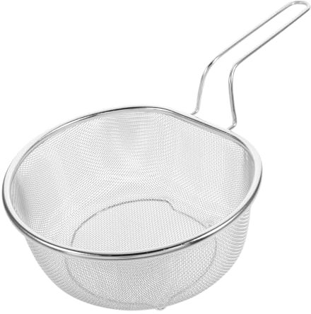 Cabilock Cesta De Colador Para Olla Mango Largo Escurridor De Pasta Ideal Para El Hogar