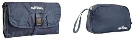 Tatonka Small Travelcare Kulturbeutel & Kulturbeutel One Day - Waschtasche mit Trageschlaufe und Mehreren kleinen Innenfächern - Navy - 1,5 Liter - 23 x 13 x 8 cm