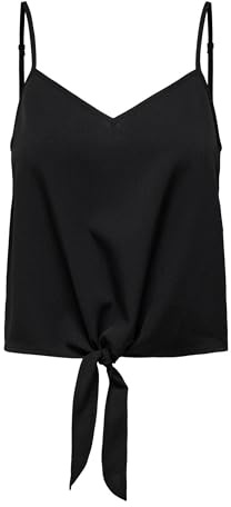ONLY Damer Onlnova Life Elite Knot Singlet Solid, svart, S