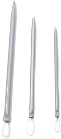 XFUYI 3 unids/Set Alambre de Nylon Aguja de Tejer Hilo Aguja de Coser Ropa Costura y Tela Arte Artesanía Lana de Ojo Grande Tejedor Grueso Aluminio