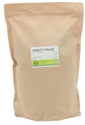 ALMICANNA: Insect Frass Mehlwurm Guano 1kg - organischer Pflanzendünger für Cannabis in der Wachstumsphase - Amendment für Living Soil