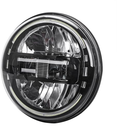 Projecteur Principal auto Pour Nissan, Pour Patrol Y60, Pour Safari Ensemble Phares DRL 12V-24V Phares Avant(Noir)