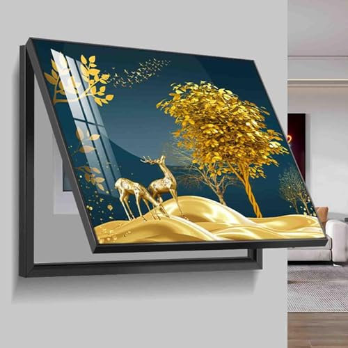 Panneau électrique mural décoratif, amovible et résistant à la poussière, solution étanche pour cacher le compteur électrique dans la maison et le bureau