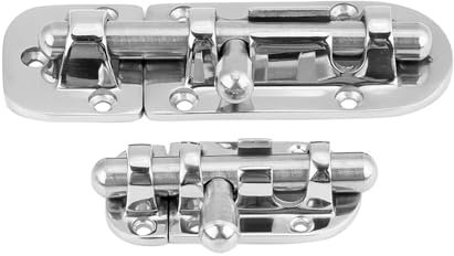 60mm 110mm Stainless Steel Marine Boat Door Window Lock Latch Slide Barrel Bolt Clasp 1pcs(60mm)