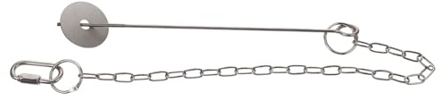 TOYZFRIENDY 2 Stück Edelstahl Vogel Obstgabeln mit Aufhängung Multifunktional für Papageien und Kleintiere Vogel Fruchthalter für Käfige Silber