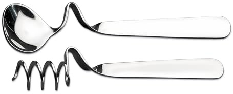 Küchenheld Juego de 2 cucharas de miel y mermelada – Cuchara de acero inoxidable con espiral de miel y cuchara para mermelada, acero inoxidable, apto para lavavajillas, con gancho para colgar para