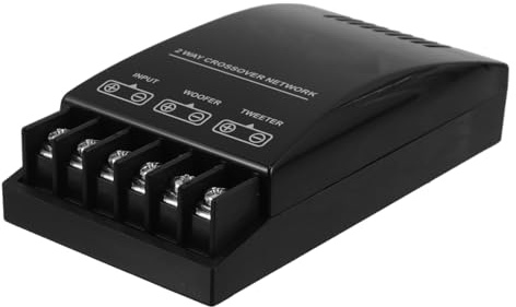 NUOBESTY Divisore Frequenze Audio Auto Vie Precisione Elevata Equalizzatore Sonoro per Veicoli Installazione Facile per Migliorare Qualità Audio e Esperienza