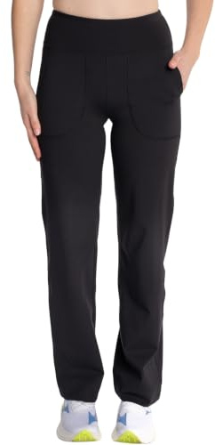 mymotus® Sporthose Damen Bootcut – Yogahose & Fitnesshose mit hohem Bund, 4-Wege-Stretch und Lycra-Anteil, schnelltrocknend, bequem für Yoga, Pilates, Training, Freizeit & Alltag