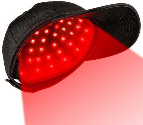 Gorra para El Crecimiento Del Cabello, 7 Modos Dispositivo para El Crecimiento Del Cabello, Reduce La Grasa Y La CaíDa Del Cabello,660 nm + 850 nm Mejora La Salud De Los FolíCulos