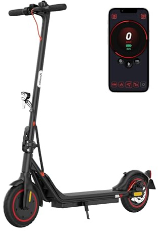 E Scooter mit Straßenzulassung für Erwachsene|ABE Elektroroller–Sorglose Freiheit in Stadt Max 500W Motor Max 30/25 km Reichweite für müheloses Pendeln & Entdecken,Leichtgewicht Elektroscooter mit APP