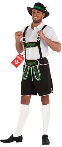 Fun Shack Disfraz Oktoberfest Hombre, Traje Alemán, Disfraz de Cerveza Adulto, Disfraces para Carnaval y Halloween, M