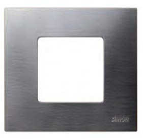 Simon 2700627-041 placa de pared y cubierta de interruptor Titanio