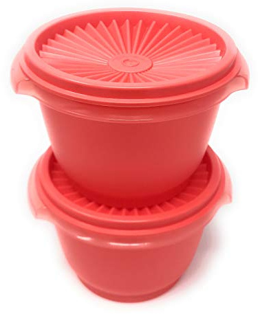 Tupperware Ciotola Servalier arancione da 590 ml con coperchio