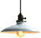 Lightess Lampada a Sospensione Vintage Rustico Industriale Lampada Diametro 25.5 cm a Soffitto di Alta Qualità per Sala Cucina Salotto Camera da Letto,E27 (Bianco)