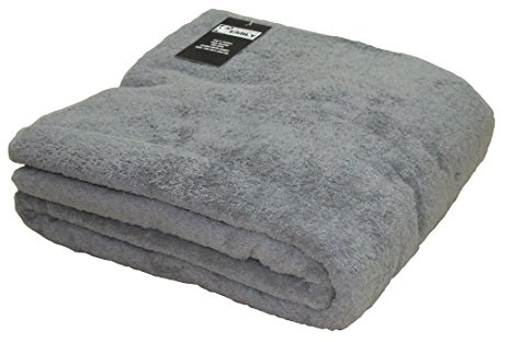 The House Of Emily Massive/Huge/Extra Large 100% Cotton Bath Sheet/Beach Towel - 150cm x 200cm (Silver Grey)