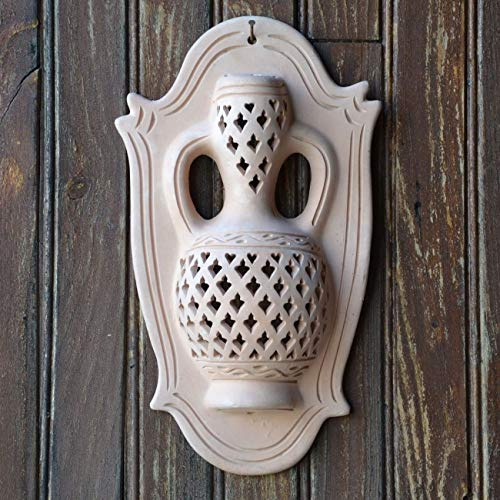 YODECO - Applique da parete Hamadi, colore: Terracotta