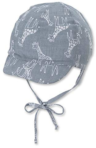 Sterntaler Jungen Schirmmütze mit Bindebändern und Ohrenklappen, Blau