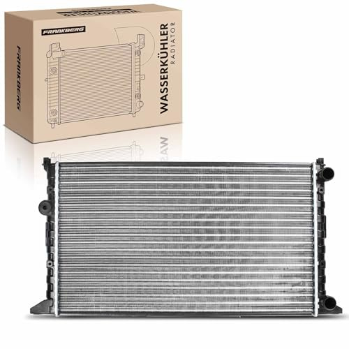 Frankberg Kühler Wasserkühler Motorkühler Schaltgetriebe 1E0121253A | Kompatibel mit Golf IV 1J1, Golf IV Cabriolet 1E7, Golf IV Variant 1J5