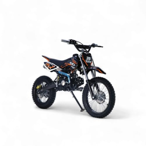 KXD 607K 17/14 125ccm Dirt Bike Dirtbike CrossBike Enduro DirtBike pocket 125cc Pitbike PocketBike Motocross Motorrad Motorbike Motorsport Pocket Vollcross Crossbike orange