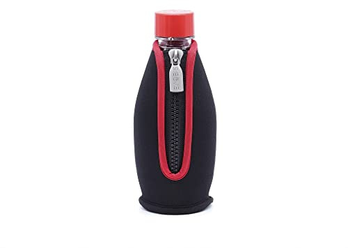 sliive® – Neopren Flaschenkühler mit Griff für SodaStream Fuse PET 0,5L My Only Bottle (Rot)