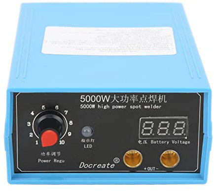 Garosa 5000-W-Punktschweißgerät Hochleistungs-Kupfernadel-Handheld-Digitalröhrenanzeige Punktschweißkit Zubehör für Schweißgeräte AC100-240V