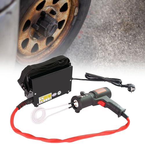 Hydravex Machine De Chauffage par Induction éLectromagnéTique, Outil De Retrait De Chauffage De Boulons à Vis RouilléS sans Flamme De 1500 W pour Retirer en Toute SéCurité Les éCrous Et Les Boulons