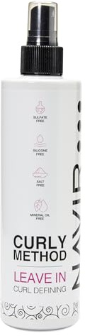 NAVIR Professional | Locken Gel Curly Methode – Ohne Sulfate, Parabene, Silikone & Salz – Lockenaktivator mit Bambusextrakt – Glanz & Definition – 200 ml
