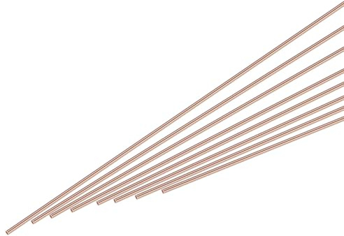 QUARKZMAN 12 Stück Kupferhartlotstäbe, Phosphorkupferlot, Niedrigtemperaturschweißstab 0,06x9,84 für Kupferreparatur, HVAC-Kühlschrank