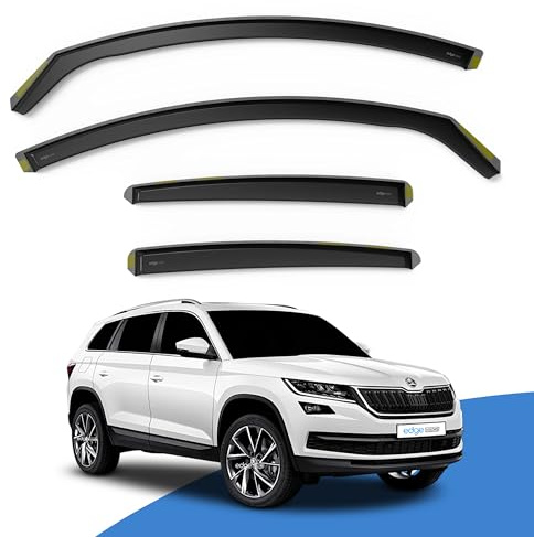 EdgeVisors Wind Deflectors for Skoda Kodiaq MK1 Door 5 Door SUV 4pc