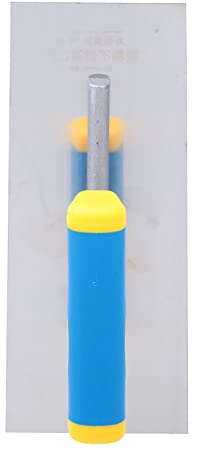 Truelle de Plâtrage, Outil de Rendu D'écrémage en Acier Inoxydable avec Coins Carrés, Professionnel pour le Plâtrage, le Grattage, le Maçon, le Peintre (240mm)