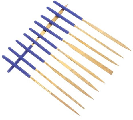 Juego de Limas Mini de Diamante 10 Piezas para Metal y Madera