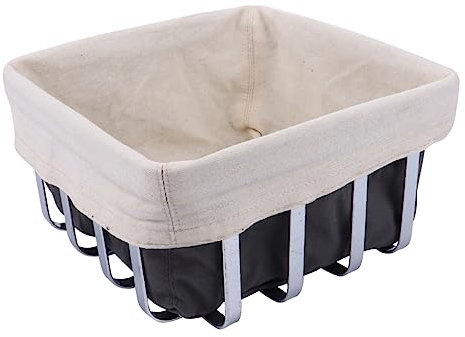 MAGICLULU Stainless Steel Bread Basket Bread Basket Liner Fruit Storage Tableware Organizer Modern Design