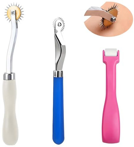 iTYOOS 3 Piezas Rueda de Rastreo Costura y Rodillo Prensador de Costura Kit, Rueda de Trazado, Corte de Marcador de Puntada, Rodillo de Presión de Mano, Costura Accesorios Profesional