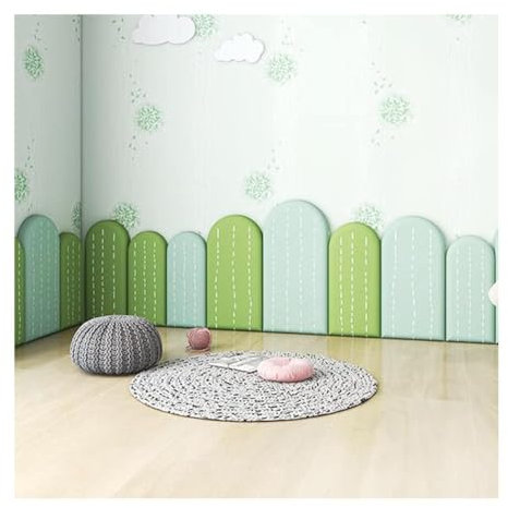 3D Anti-Kollisions Wandpolster Selbstklebende Wandaufkleber für Schlafzimmer Weiche Wandkissen Pads für Wohnzimmer Home Wall Mat