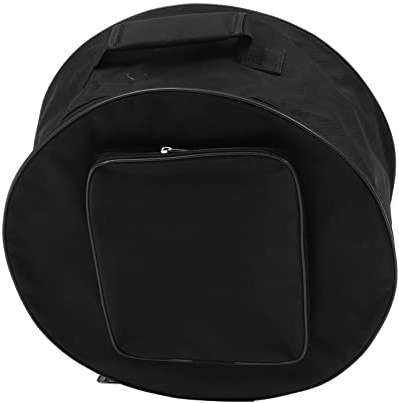 Mikinona Bolsa Portátil y Baquetas de 13/14 Pulgadas Caja Sorda para Tela Oxford Negra Práctica para Transportar en Actividades al Aire Libre