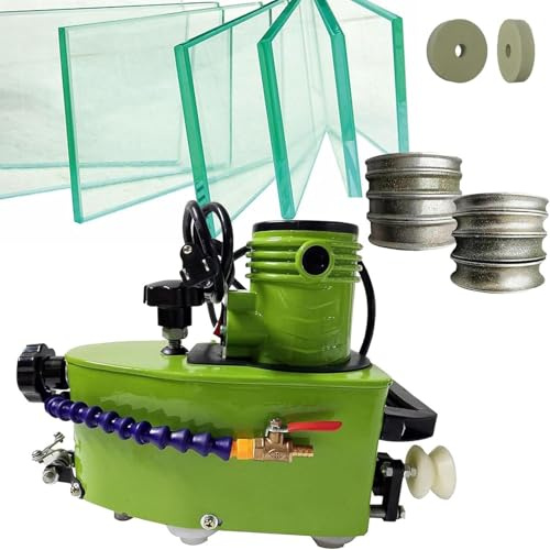 Hand-Held Glass Edge Polishing Machine, 800W High-Power Grinder for Bevelled Edges, 8000r/Min Polishing for Glass, Acrylic, Marble, Ceramic