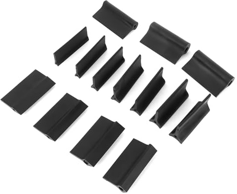 Dioche Ponçage G14pcs Ensemble de Blocs de Ponçage Flexibles - Tapis de Papier de Verre en Caoutchouc Durable pour le Polissage des Courbes | Outil Idéal pour le Travail du Bois et la Finition