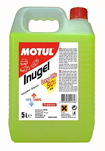 Motul Inugel Long Life, Antigel 50 % G12, jaune, 5 L