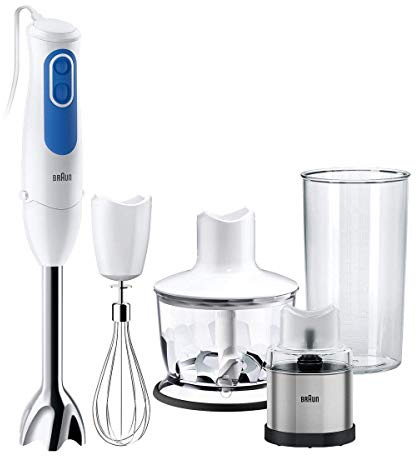 Braun MQ 3038 Spice+ - Batidora (Batidora de mano, 0,5 L, Botones, Mezcla, Picar, Mezcla, 0,6 L, 0,5 L)