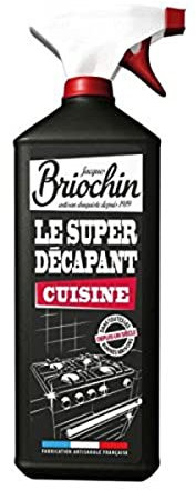 Jacques BRIOCHIN - Super décapant Cuisine - Elimine Graisses cuites et dépôts carbonisés - Ultra désincrustant - 99.5% d'origine Naturelle - - Fabrication française - Pulvérisateur - 500ml