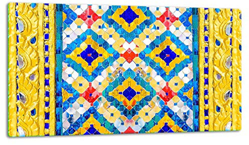 TMK ArtDeko – Schneidebrett Glas – Glasschneidebrett für die Küche 52x30 cm – Robust, Hygienisch & Rutschfest – Glas Schneidebrett – Zusätzliche Arbeitsfläche – Vielseitige Nutzung