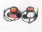 2 x LED Gummi Begrenzungsleuchte Seitenleuchte 12V 24V mit E-Prüfzeichen Positionsleuchte Auto LKW PKW Wohnwagen KFZ Lampe Leuchte Licht Weiß Rot Orange