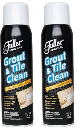 Fuller Brush Grout and Tile Clean - Multipurpose Easy-to-Use, Heavy-Duty Cleaning Spray Perfect for Build Up Dirt in The Shower Tub, Bathroom and Kitchen Tiled Floor Sink and Wall (Pack of 2)